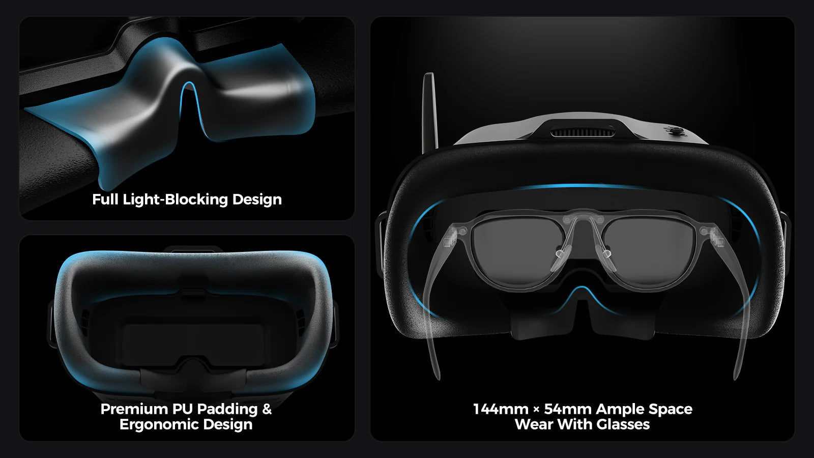 BETAFPV VR04 FPV Akiniai