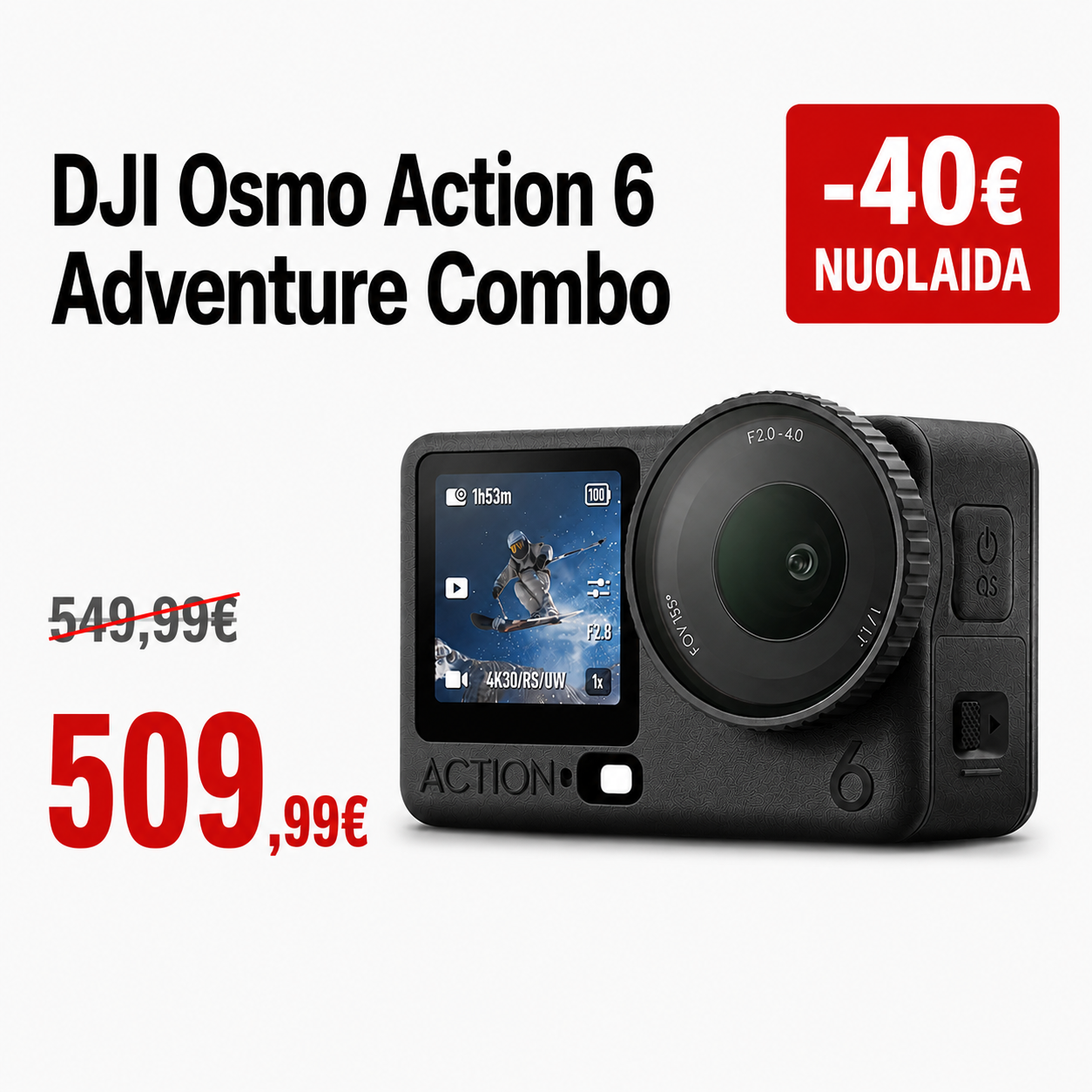 DJI Osmo Action 6 Adventure Combo