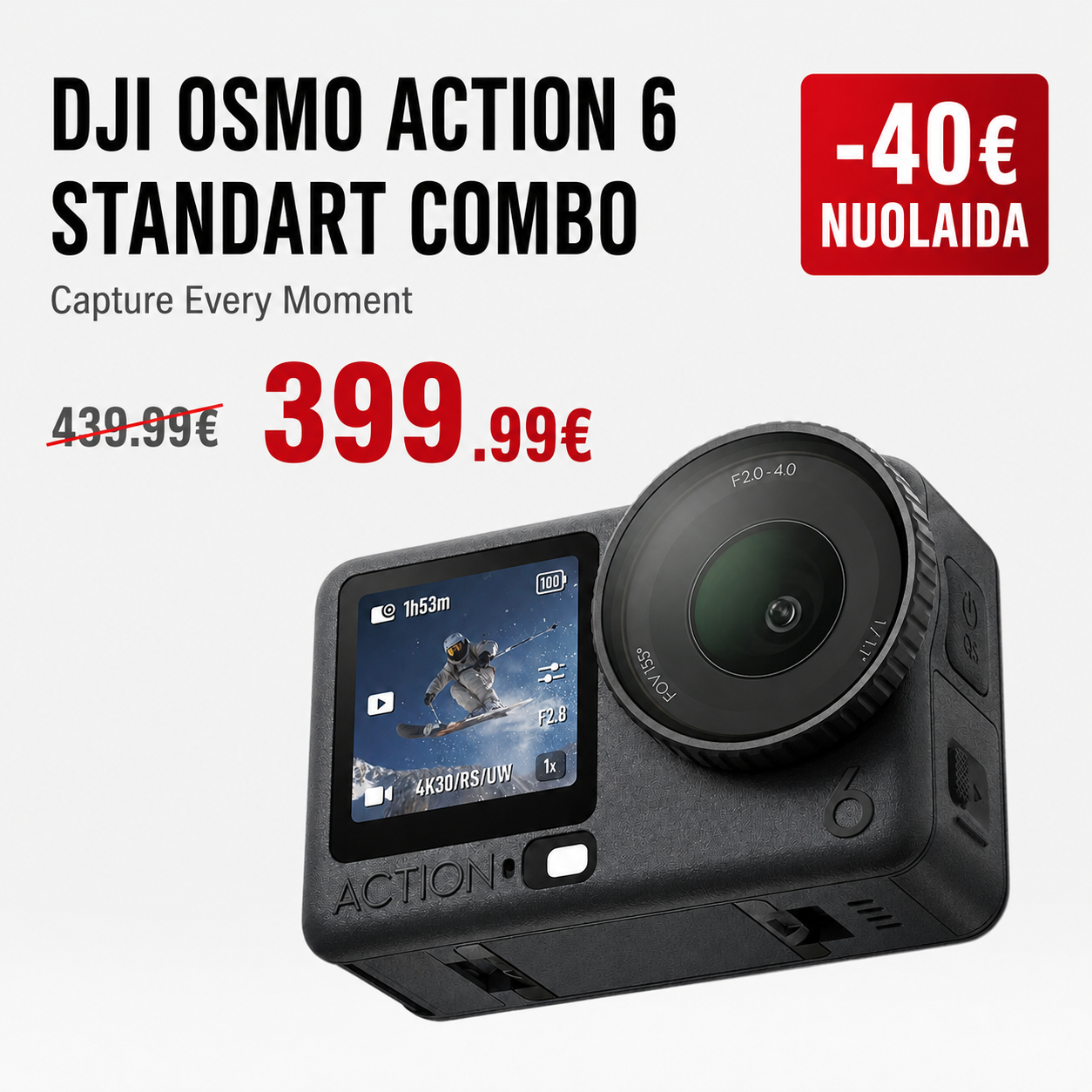 DJI Osmo Action 6 Standart Combo