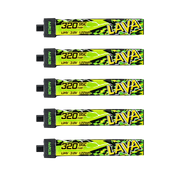 LAVA II 1S 320mAh 95C LiHV Baterijos (5 vnt.)