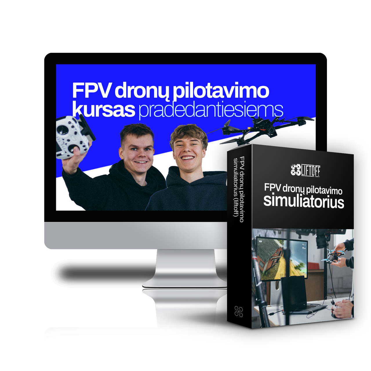 FPV dronų valdymo pradžiamokslis