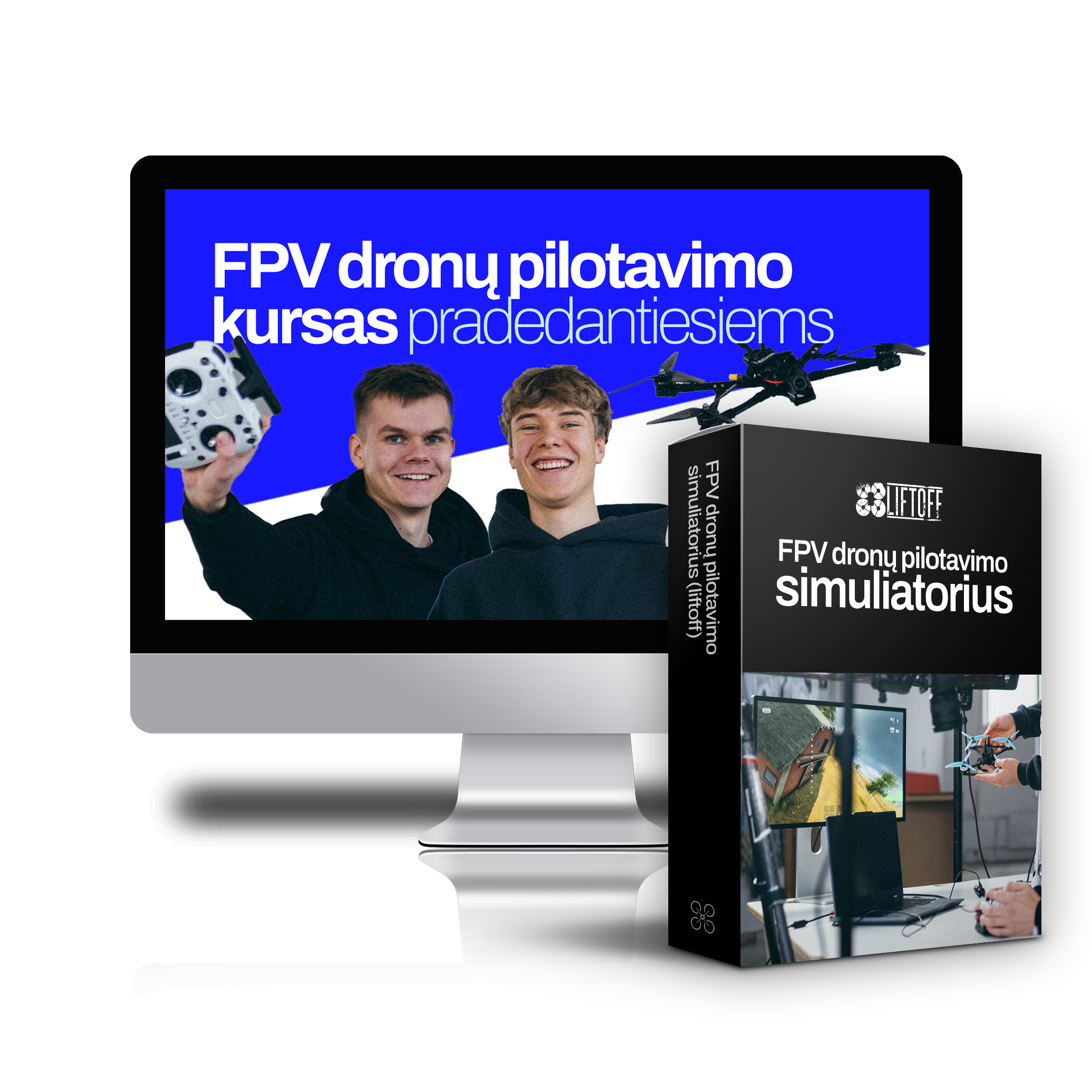 FPV dronų valdymo pradžiamokslis