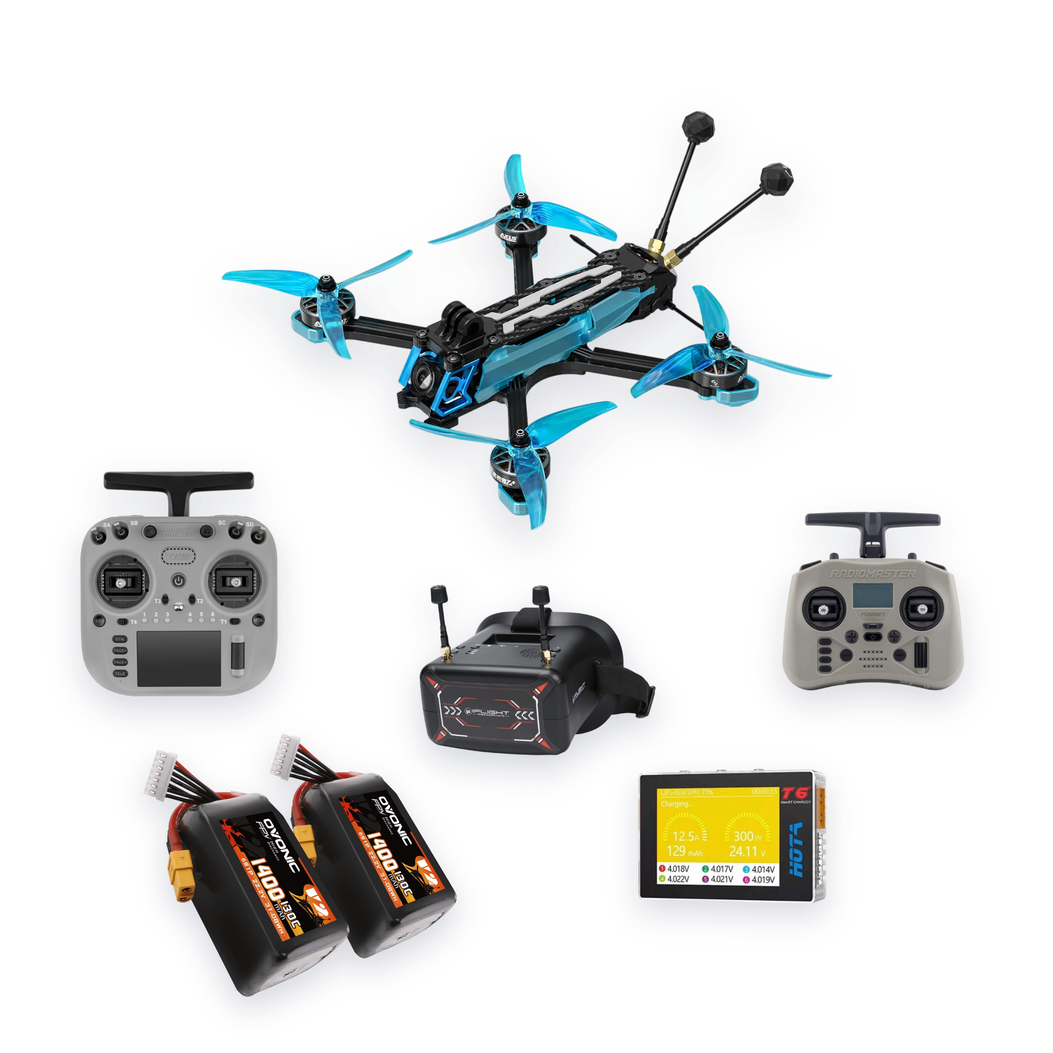 5" FPV drono rinkinys